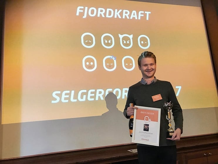 ProffCom vant prisene for årets fjordkraft-salgskanal og årets selger