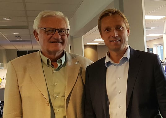 Svein Rasmussen i proffCom og Carsten Gunarstorp i NORDMA har tett dialog vedrørende revisjon av markedsføringsloven